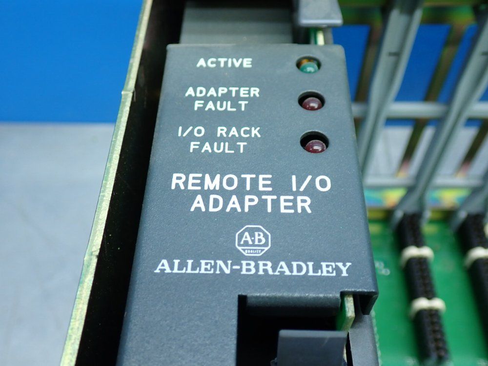 Allen-bradley 16-slot Plc Chassis W/ 1771-asb Remote I/o Adapter - 1771-a4b