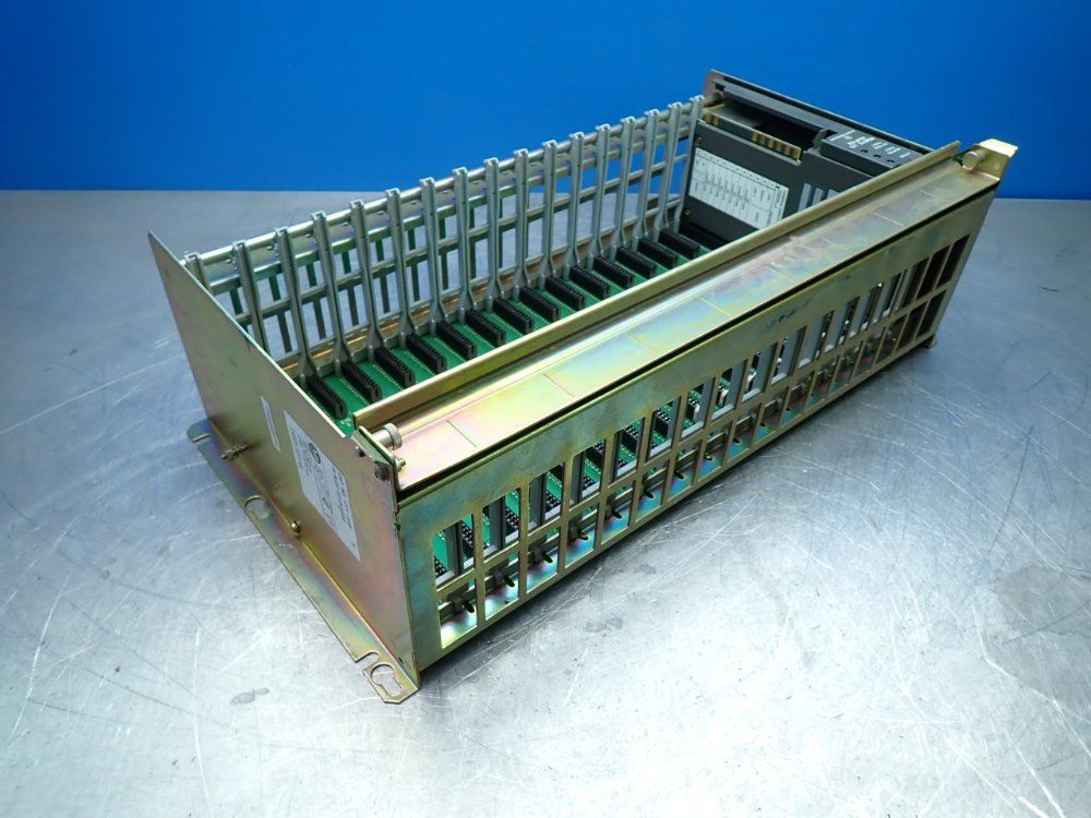 Allen-bradley 16-slot Plc Chassis W/ 1771-asb Remote I/o Adapter - 1771-a4b