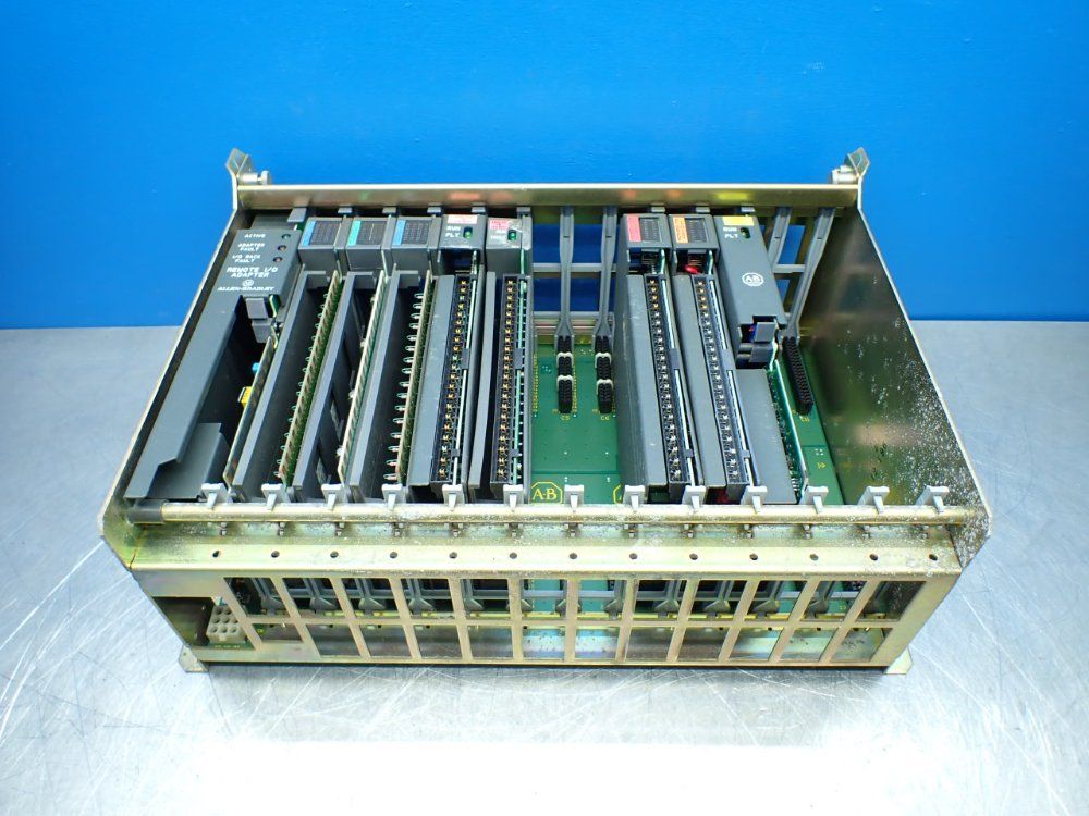 Allen-bradley 12-slot Chassis With I/o Modules - 1771-a3b1