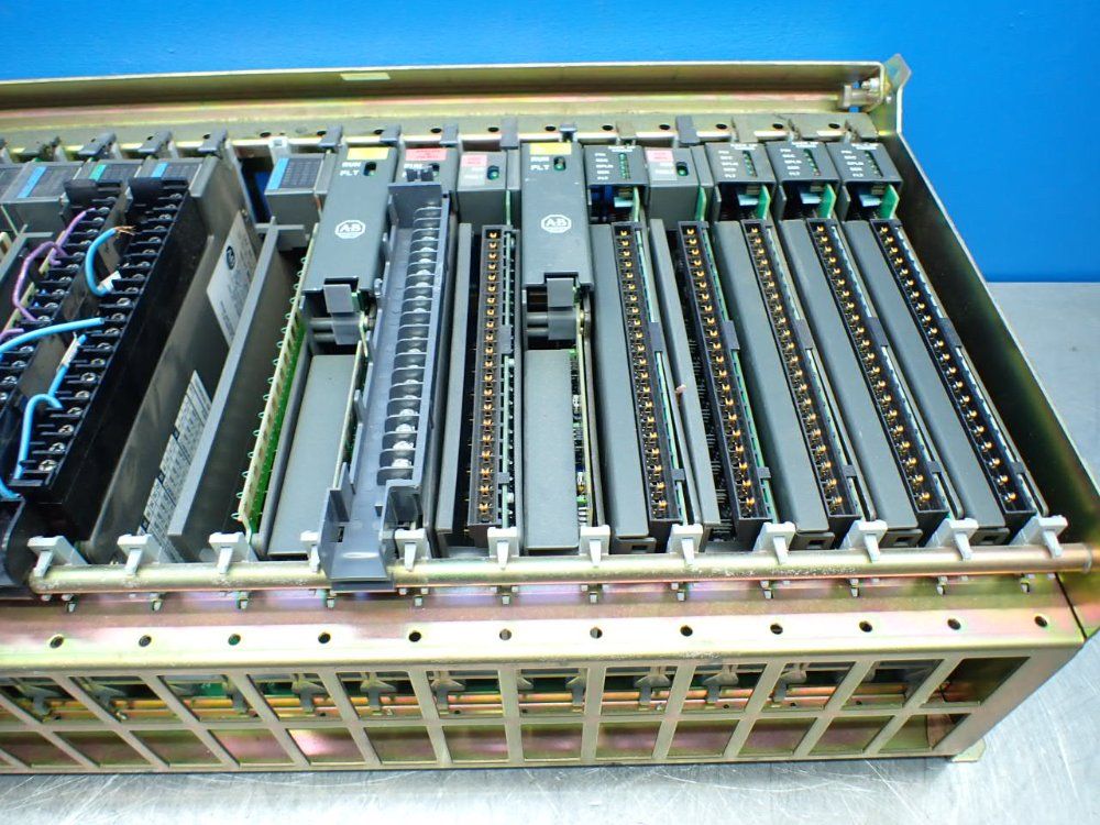 Allen-bradley 16-slot Chassis With I/o Modules - 1771-a4b