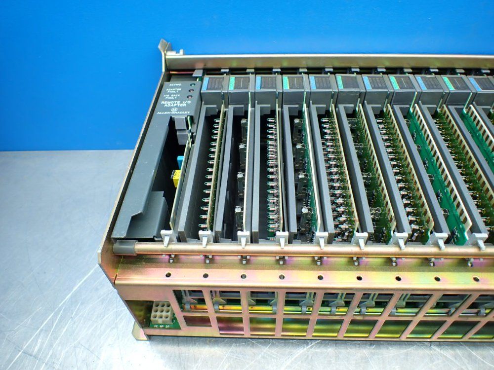 Allen-bradley 16-slot Chassis With I/o Modules - 1771-a4b