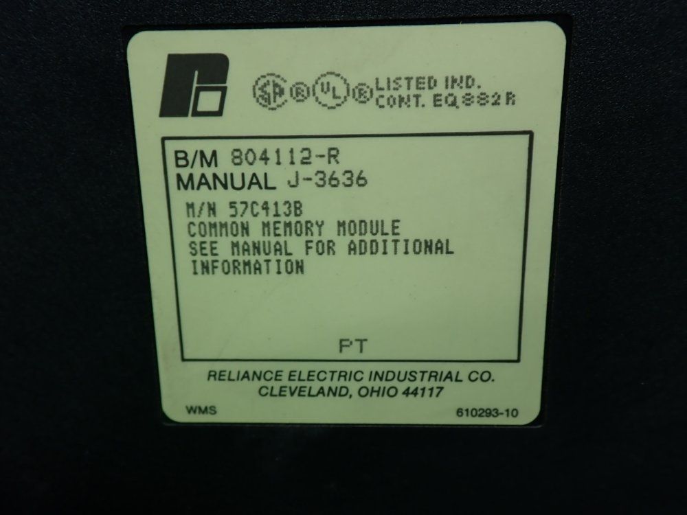 Reliance Electric Common Memory Module - 804112-r