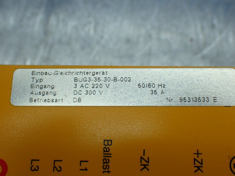Baumuller Nurnberg Servo Drive - Bug3-35-30-b-002