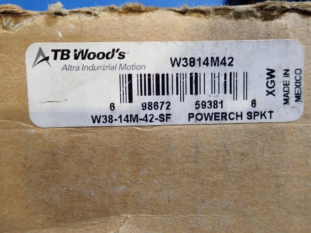 Tb Woods Powertch Sprocket - W38-14m-42-sf