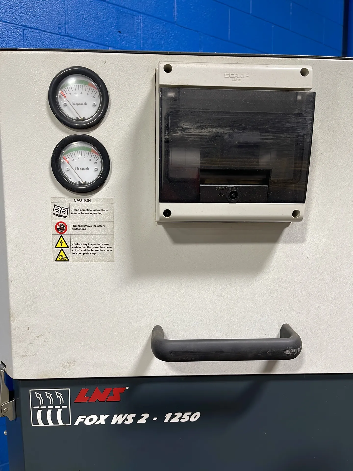 Lns 1248 Cfm, 2.64 Kw Fox Ws2 Mist Collector - Ws2 1250