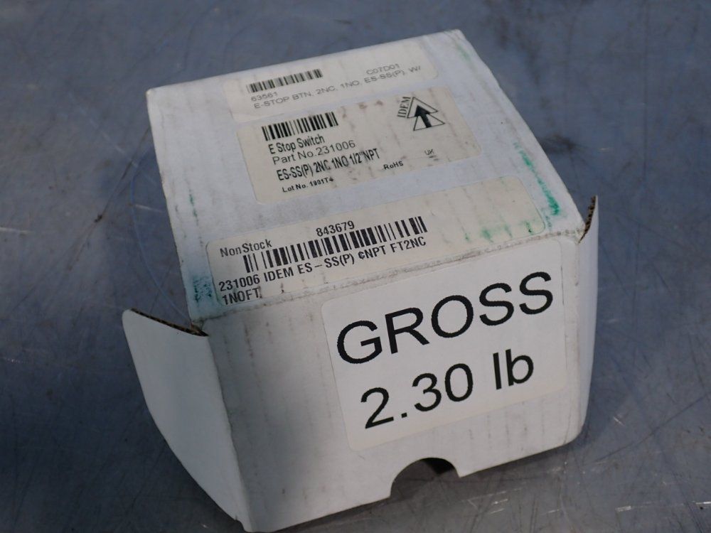 Idem Ess-ss(p) Emergency Stop Button - 231006