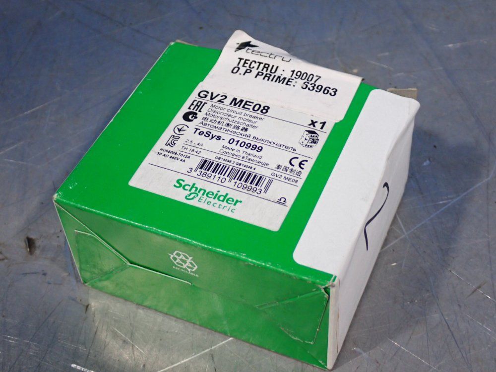 Schneider Electric Motor Circuit Breaker - Gv2me08