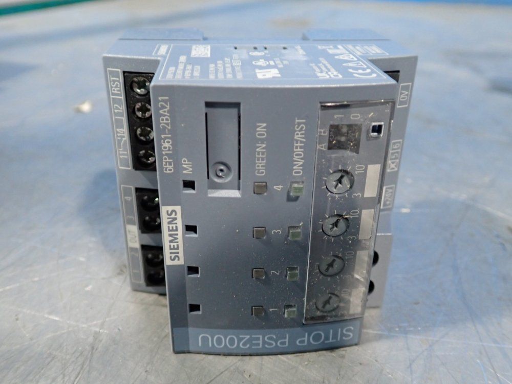 Siemens Sitop Pseu200 Selectivity Module - 6ep1961-2ba21