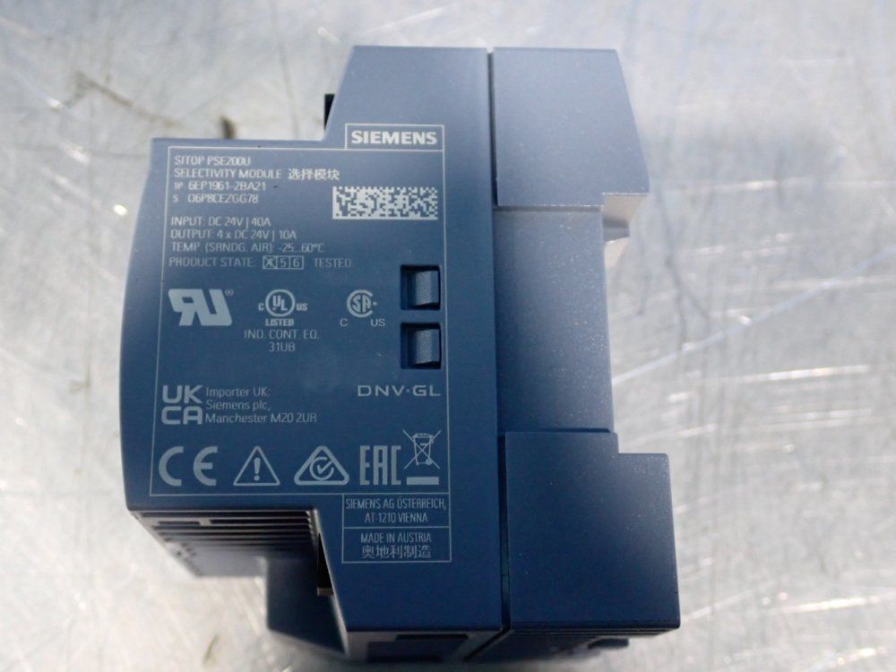 Siemens Sitop Pseu200 Selectivity Module - 6ep1961-2ba21