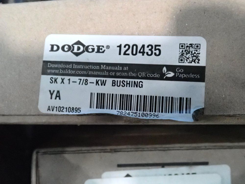 Dodge 7000 Lb/in Sk X 1-7/8 Kw Quick Disconnect Bushings - 120435