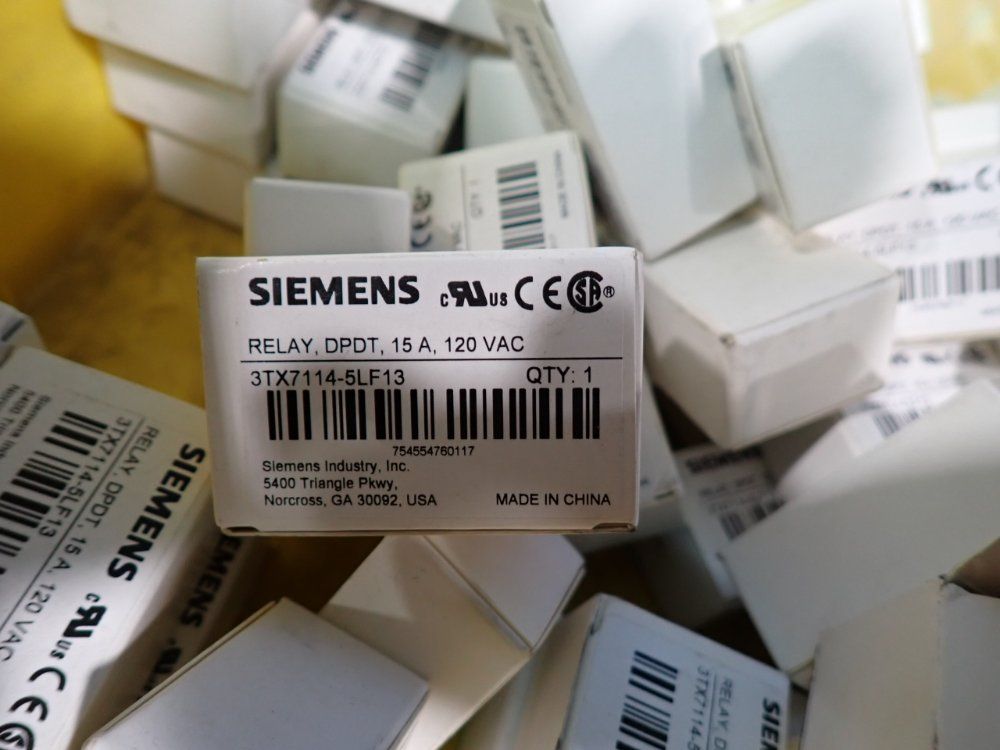 Siemens Premium Miniature Dpdt Plug In Relays - 3tx7114-5lf13
