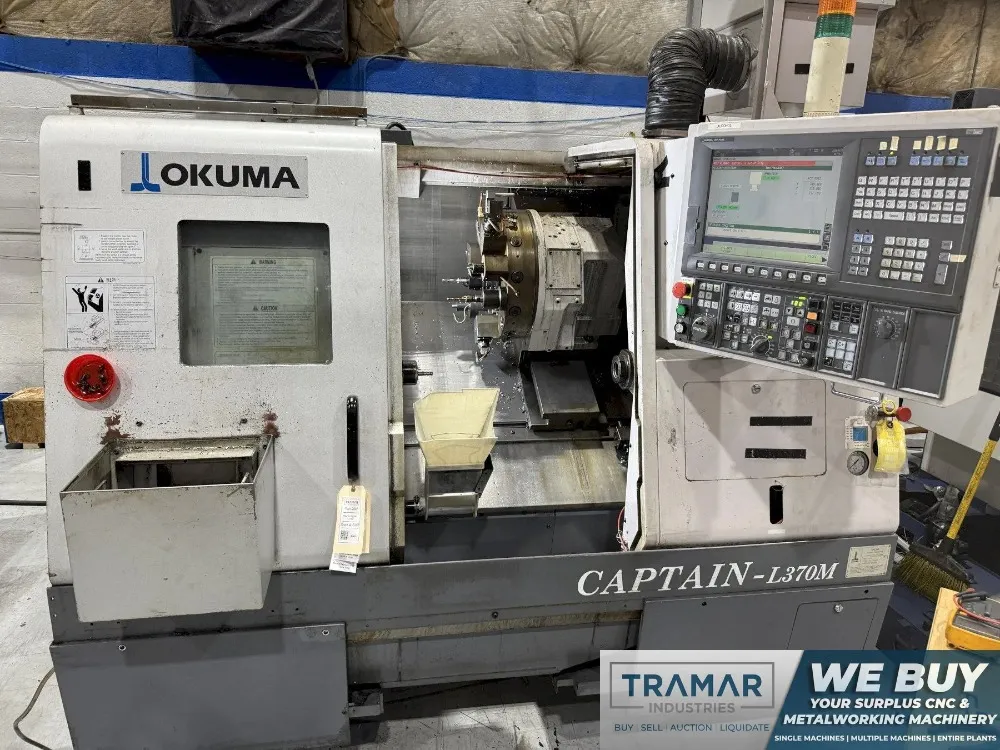 Okuma Cnc Lathe - Captain L-370m
