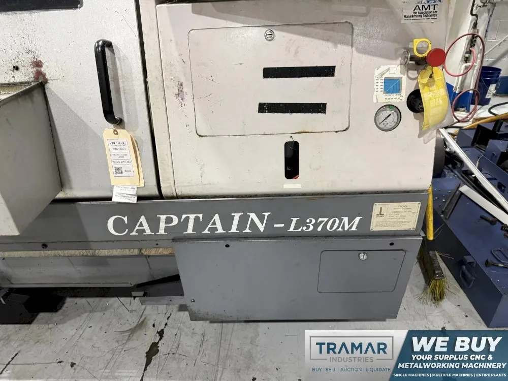 Okuma Cnc Lathe - Captain L-370m