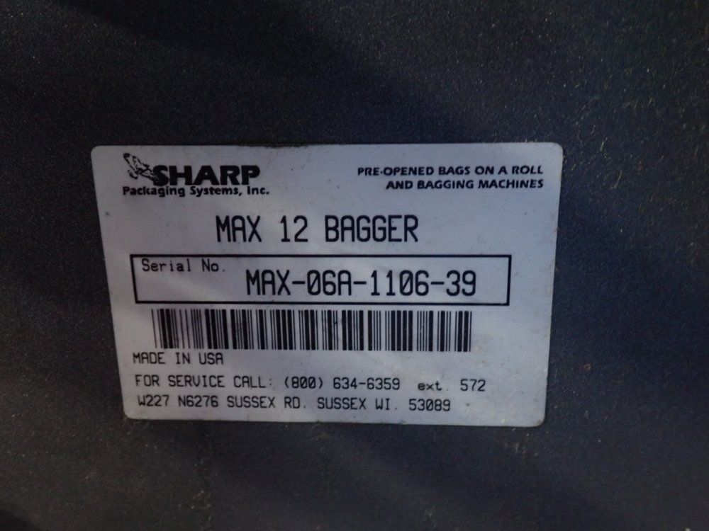 Sharp 50 Bag/m Bagging System - Max 12