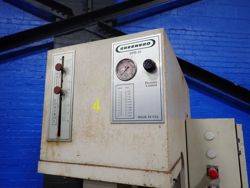 Greenerd 10 Ton Hydraulic Press - Hpb-10