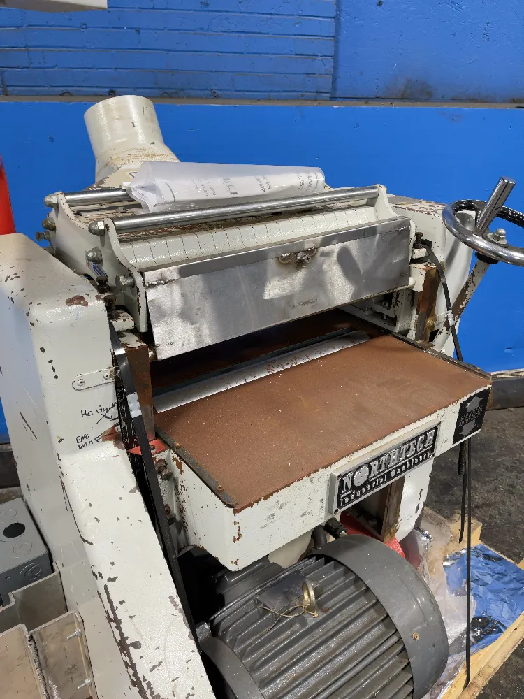 Northtech Industrial Machinery 20” X 4” Automatic Planer - Nt-20-10hcv S-ltd