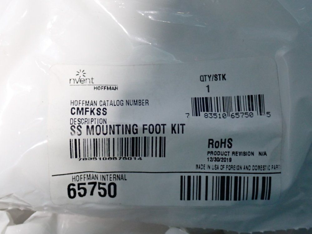 Nvent Hoffmann Ss Mounting Foot Kit - Cmfkss