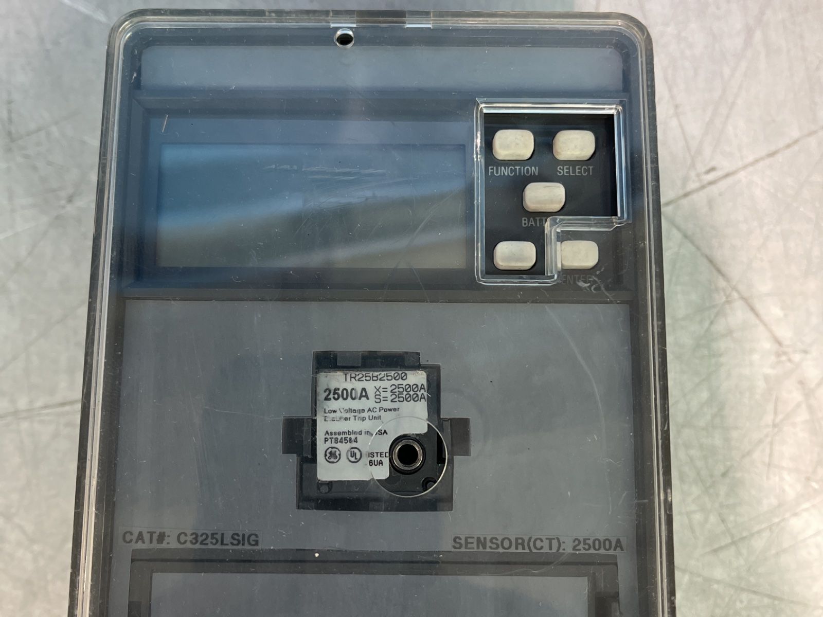 General Electric 2500 A Microversatrip Plus Trip Unit - C325lsig