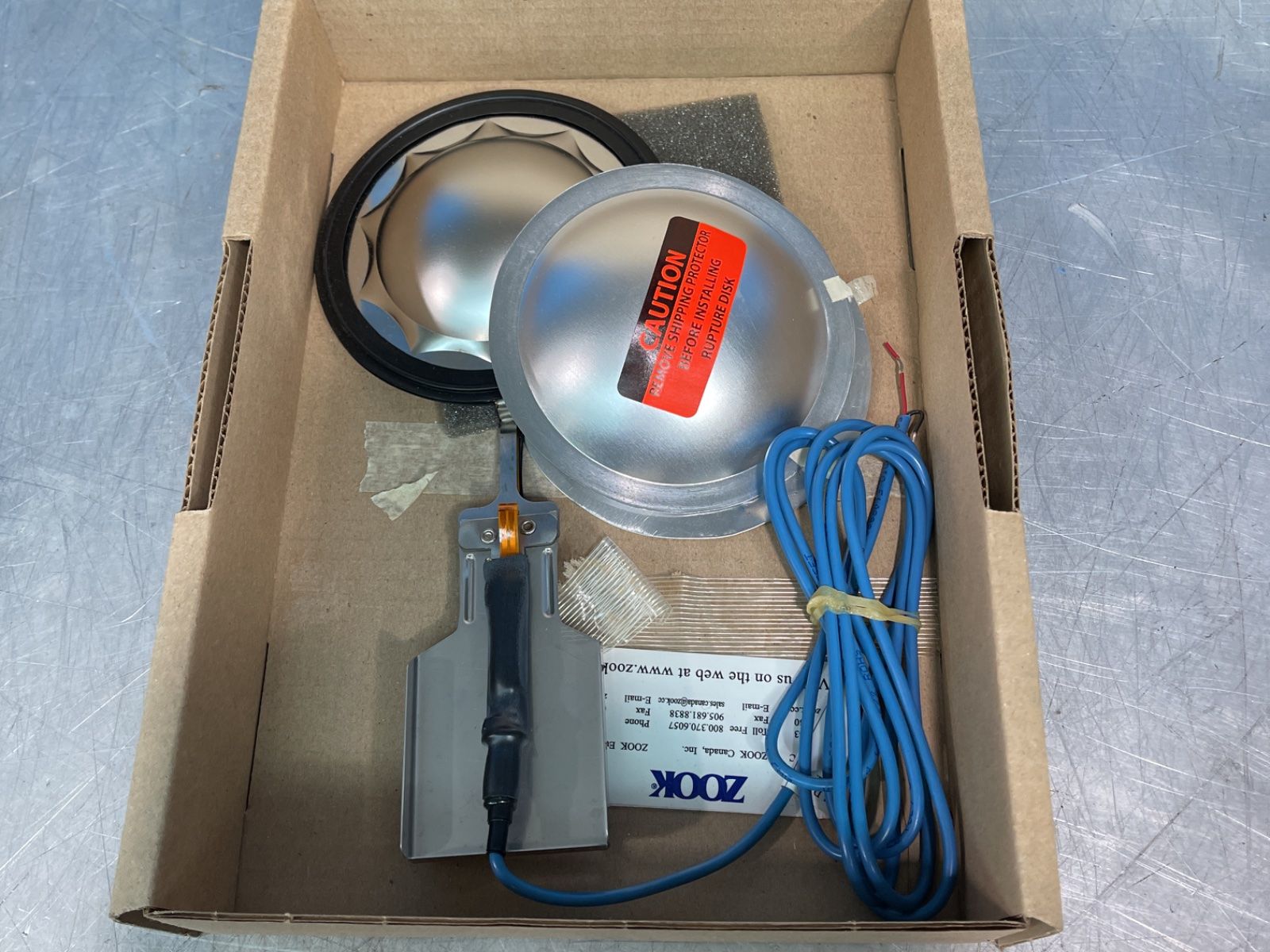 Zook 4”, 4 Psi Rupture Disks - Rlps-bi