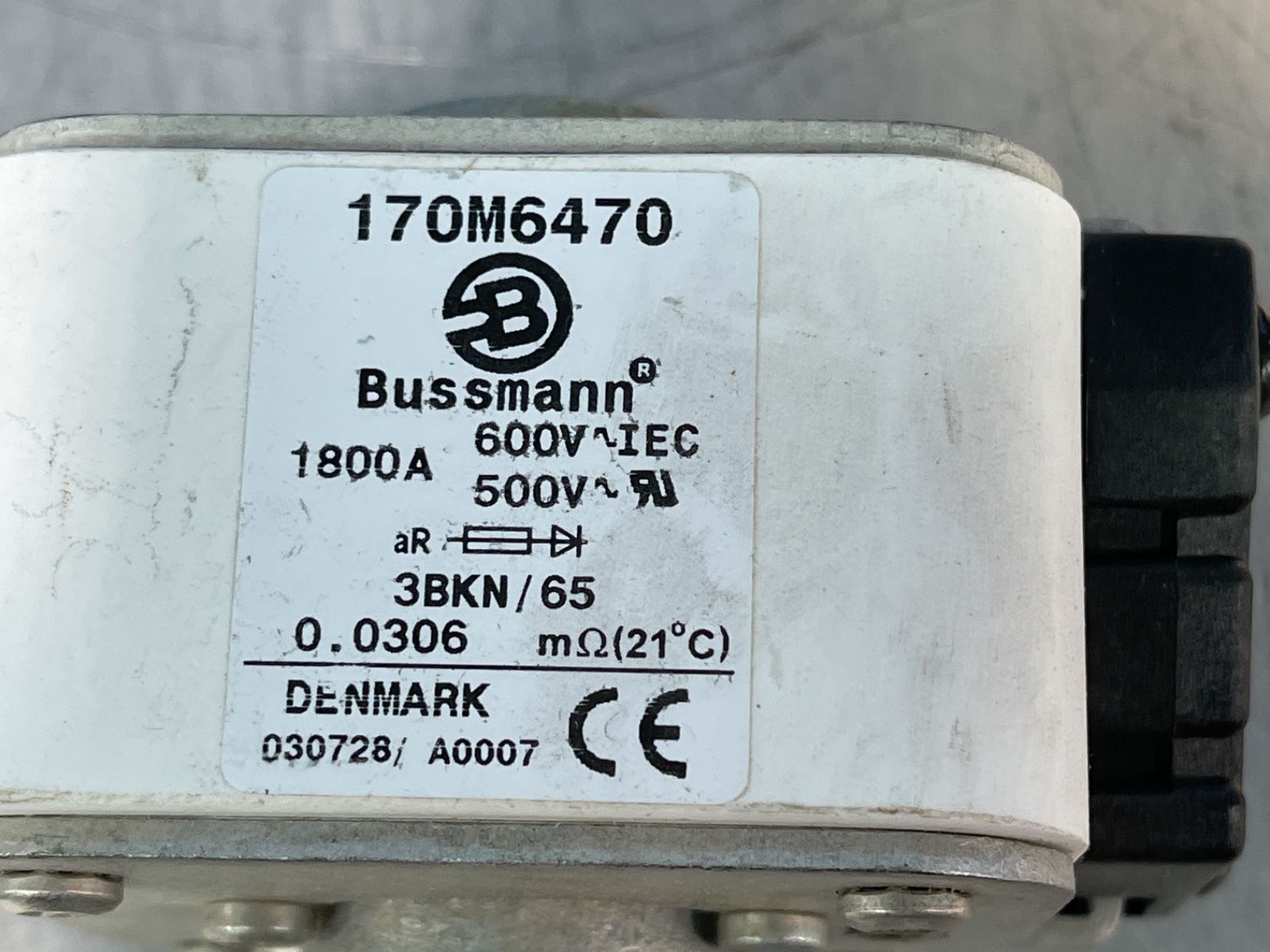 Bussmann 1800 A High Speed Square Body Fuses - 170m6470