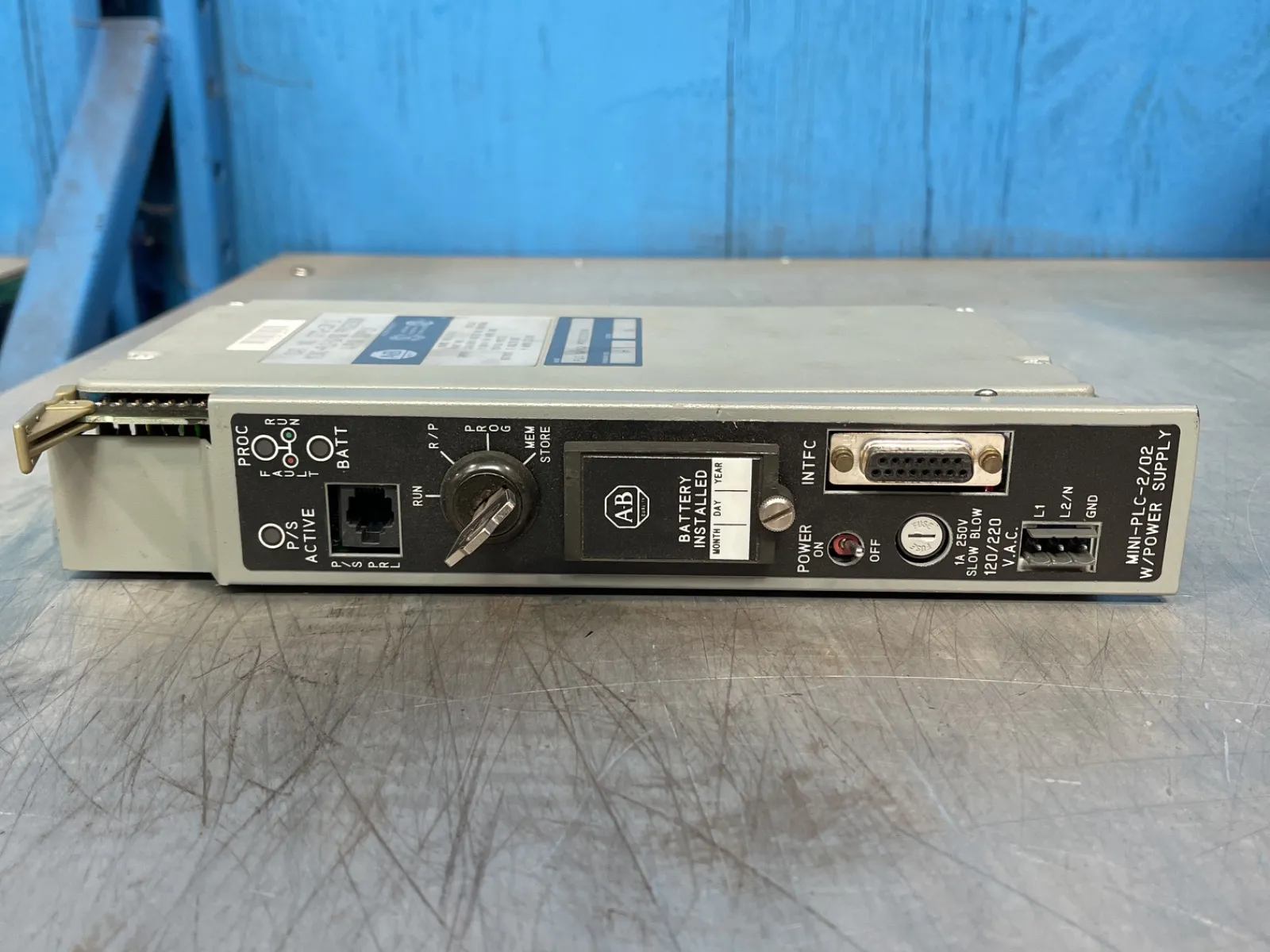 Allen-bradley Mini-plc-2/02 Processor With Power Supply - 1772-lzp D