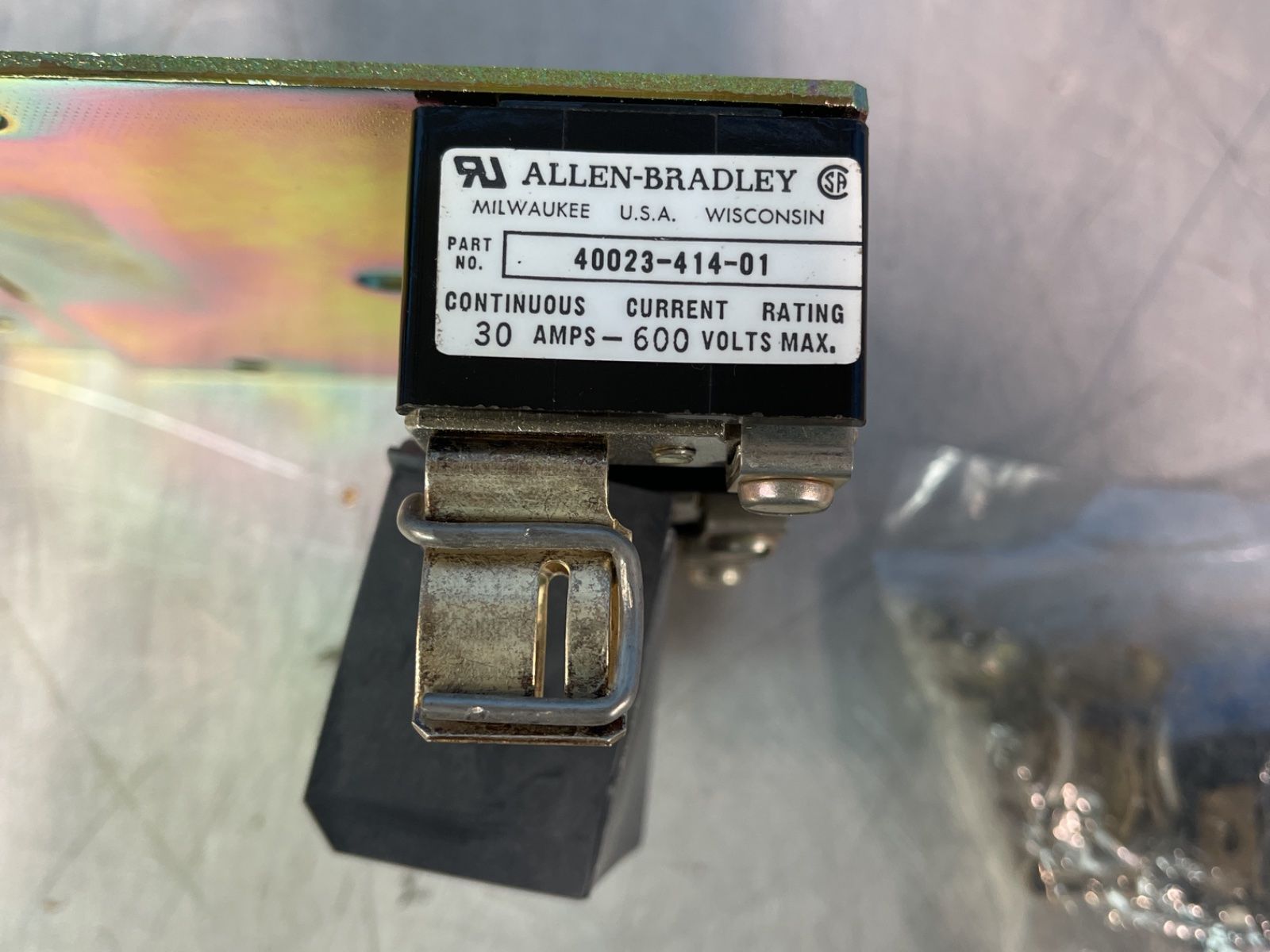 Allen-bradley 30 A Bulletin 1494f Fuse Block Adapter Plate Kit - 1494f-c633