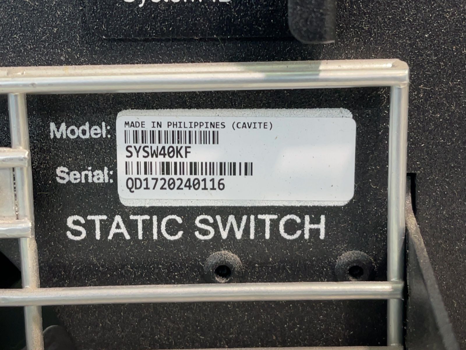 Schneider Electric Symmetra Px Static Bypass Switch - Sysw40kf