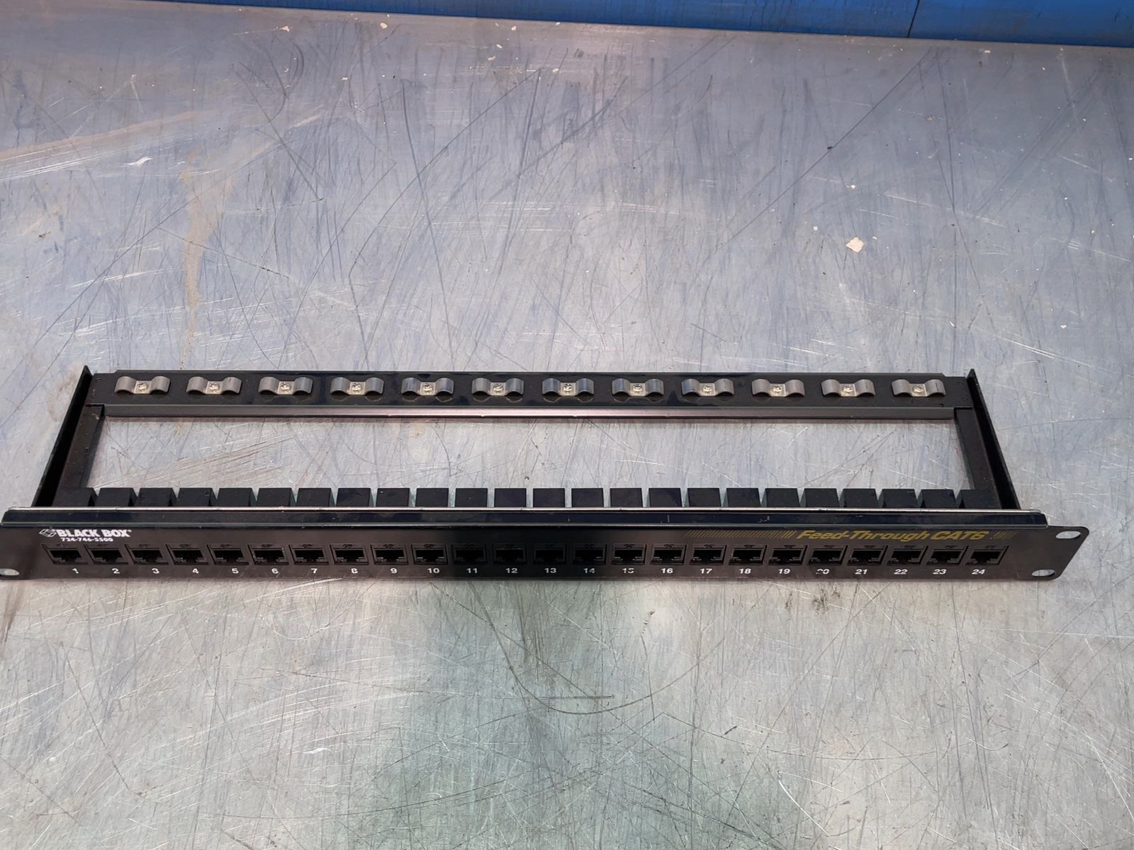Black Box 24 Ports Feed-through Cat6 Patch Panels