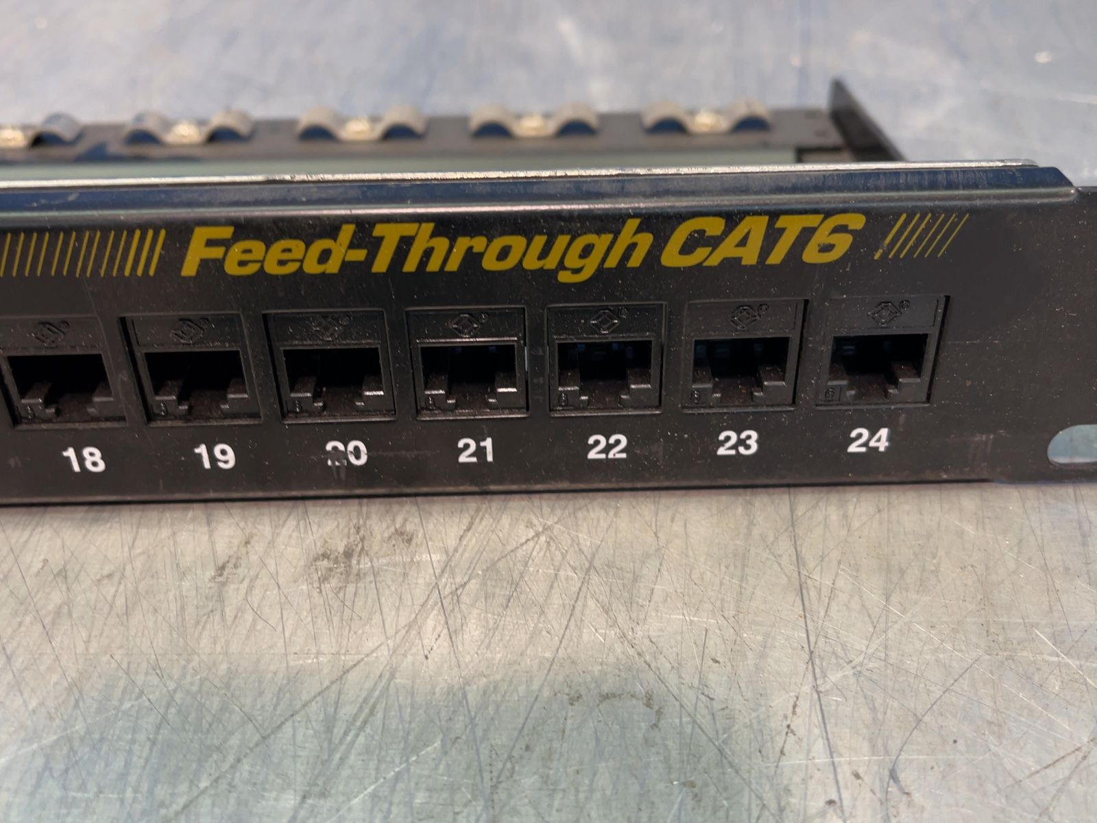 Black Box 24 Ports Feed-through Cat6 Patch Panels