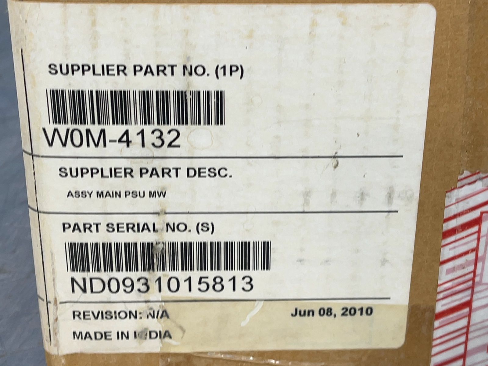 Apc Symmetra Mega Watt Main Power Supply Unit - 0m-4132a