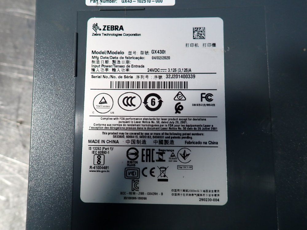 Zebra Label Printer - Gx430t