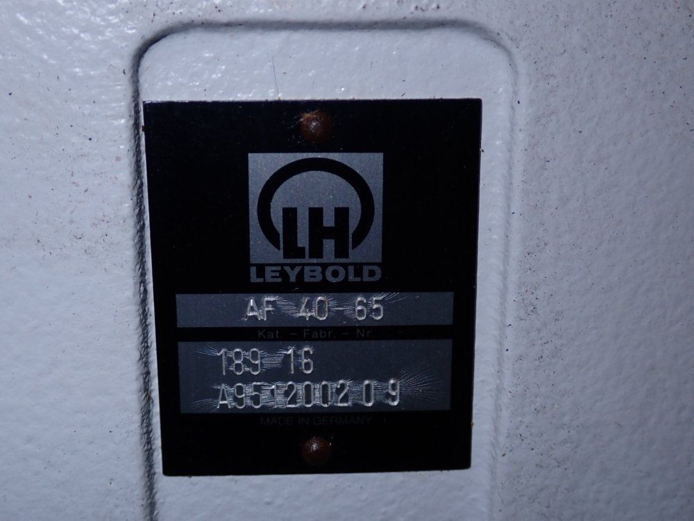 Leybold-hearus Exhaust Filter - Af-40-65