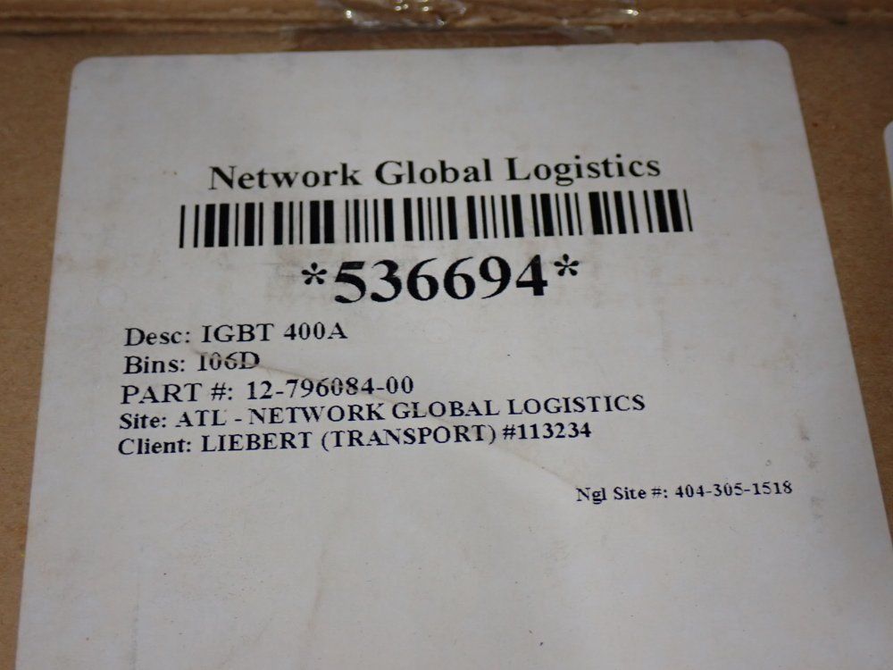 Prx Igbt 400a Switching Modules - 12-796084-00