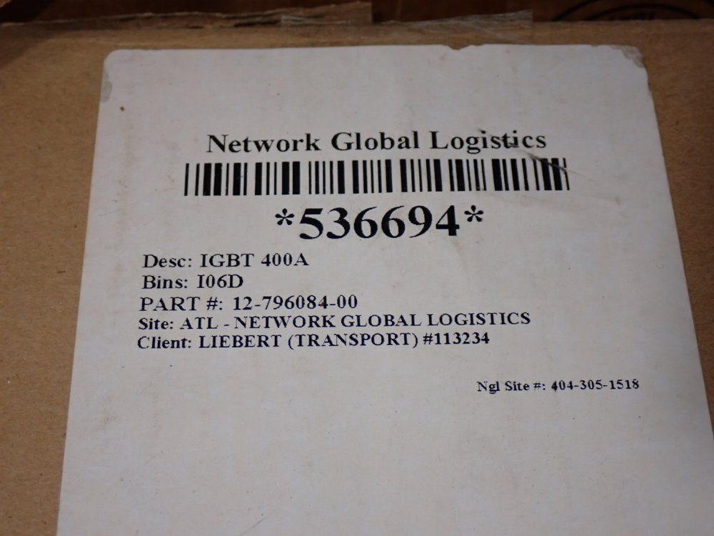 Prx Igbt 400a Switching Modules - 12-796084-00