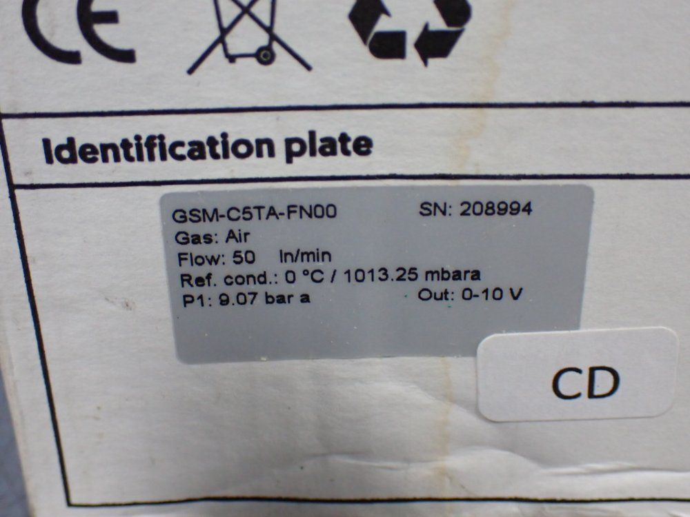 Vogtlin Gas Flow Valve - Gsm-c5ta-fn00