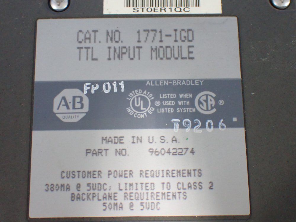 Allen-bradley Plc Modules