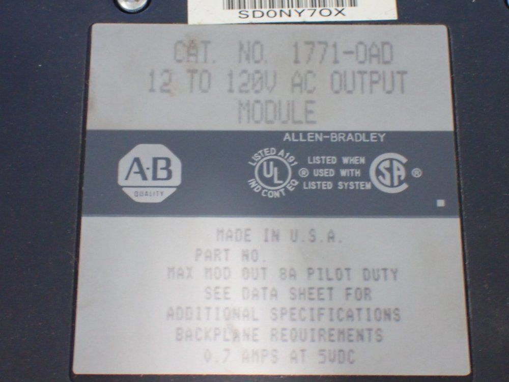 Allen-bradley Plc Modules