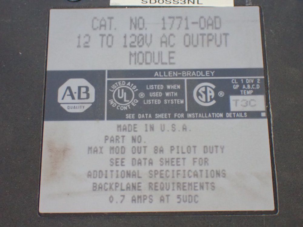 Allen-bradley Plc Modules