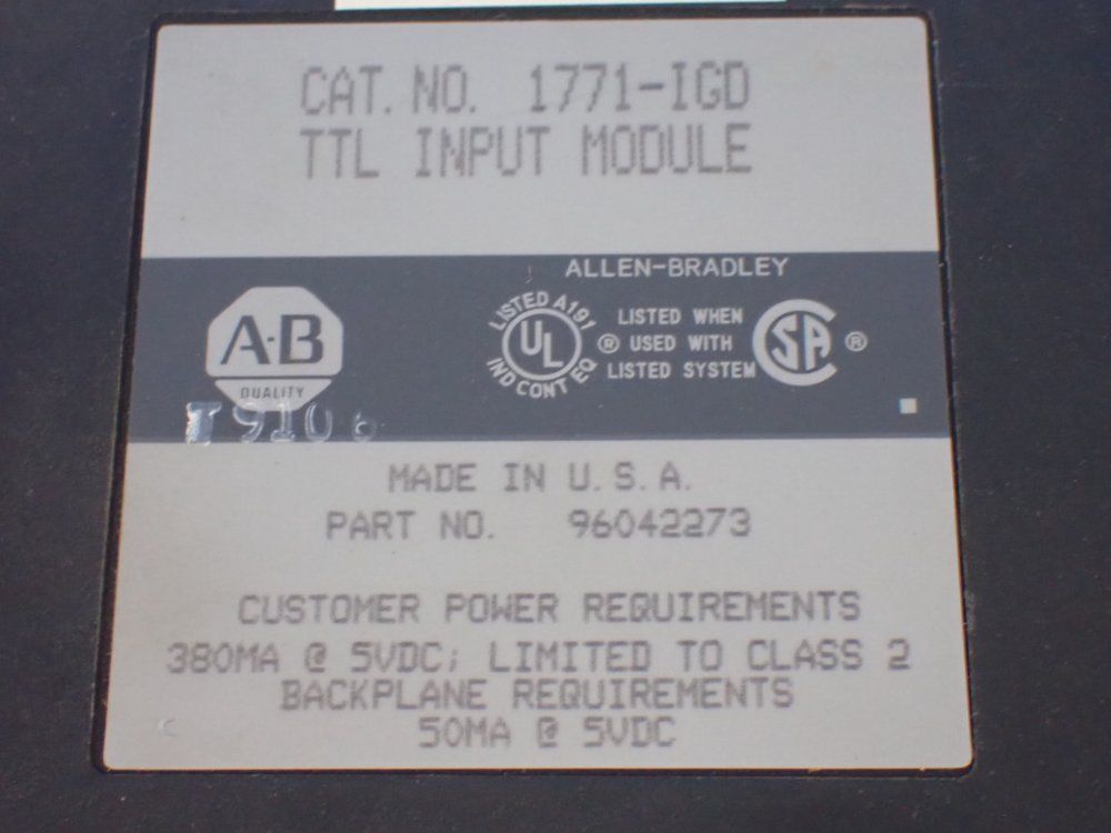 Allen-bradley Plc Modules