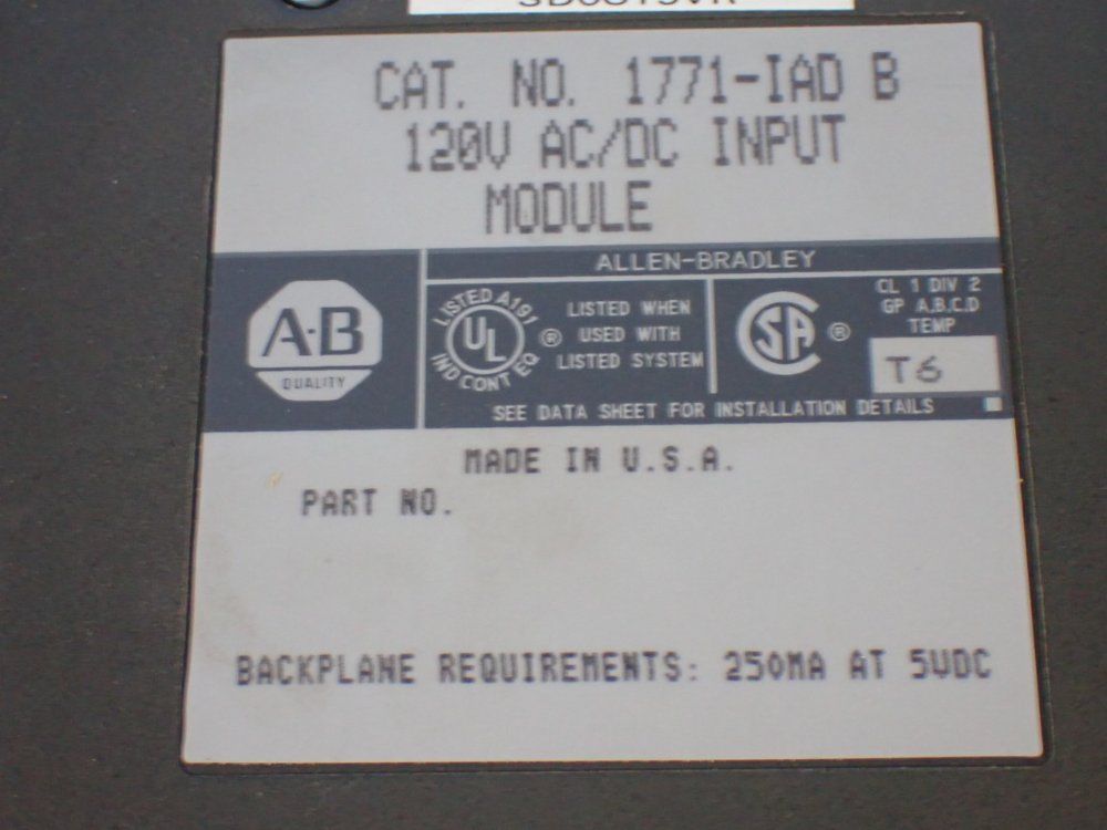 Allen-bradley Plc Modules