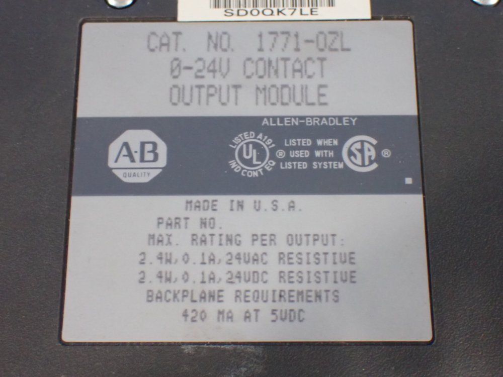 Allen-bradley Plc Modules