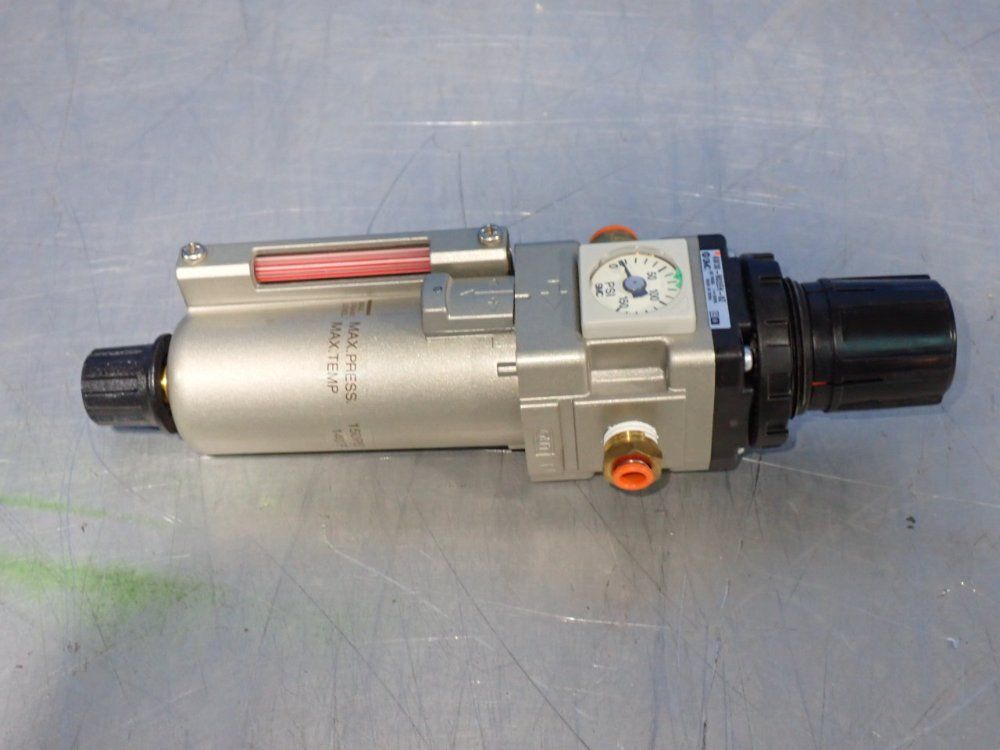 Smc 7-125psi Pneumatic Filter Regulator - Aw30-n02eh-8z