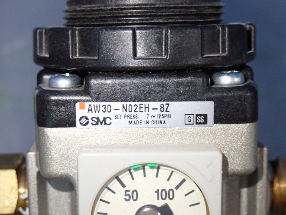 Smc 7-125psi Pneumatic Filter Regulator - Aw30-n02eh-8z