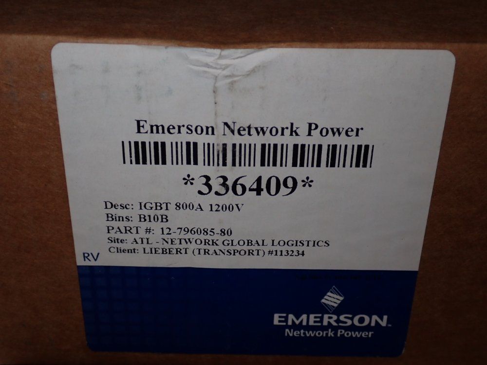Emerson Network Power Igbt 800a 1200v Module - 12-796085-80