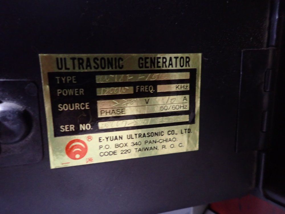 E-yuan Ultrasonic Co. Plastic Ultrasonic Welder - W- 18 -f- 15 C