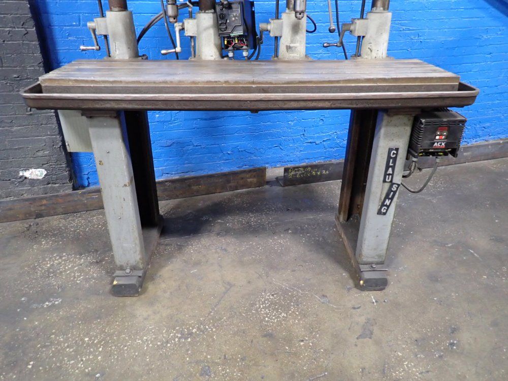 Clausing 14" 4 Head Drill Press Station - 1666