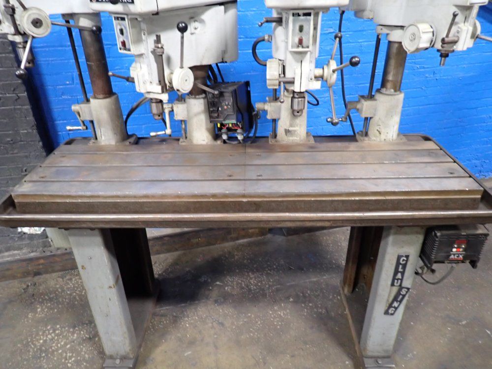 Clausing 14" 4 Head Drill Press Station - 1666