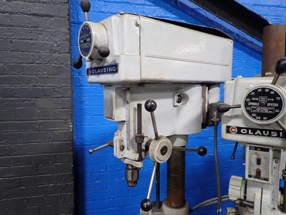 Clausing 14" 4 Head Drill Press Station - 1666