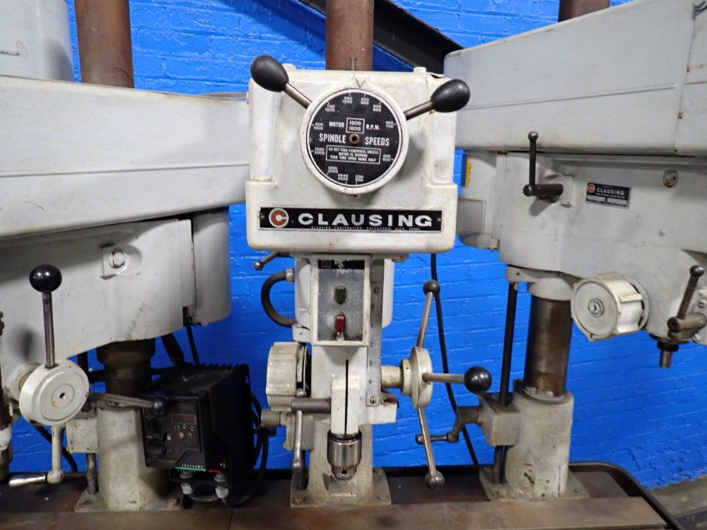 Clausing 14" 4 Head Drill Press Station - 1666