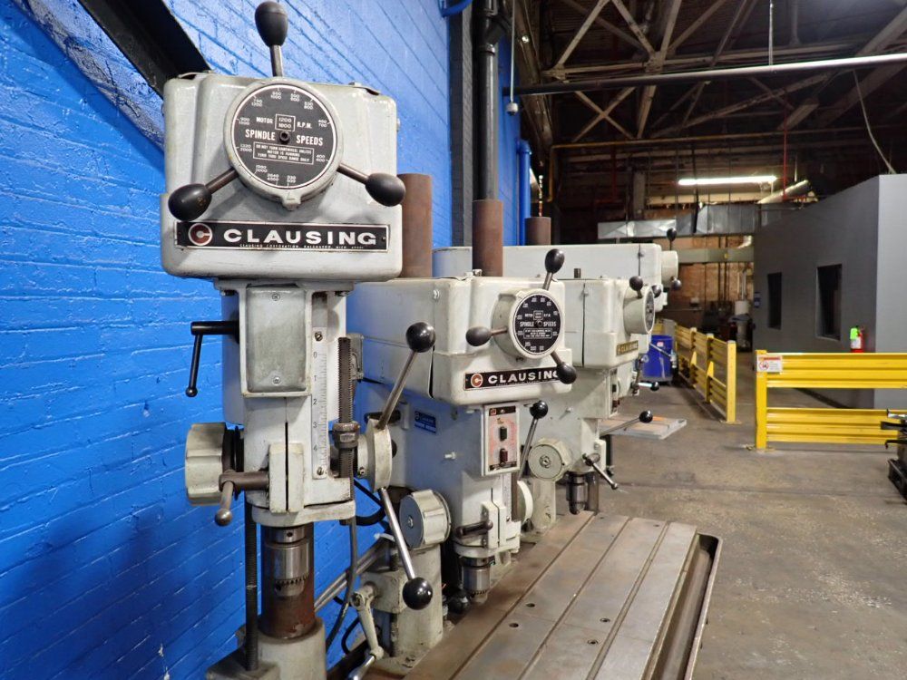 Clausing 14" 4 Head Drill Press Station - 1666
